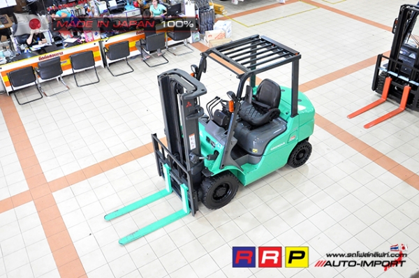 ขายรถโฟล์คลิฟท์มือสอง MITSUBISHI รุ่น FD25T-F18C-53923 นำเข้าจากประเทศญี่ปุ่น 100\% ไม่เคยใช้งานในไทย