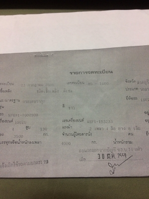 รถหกล้อ อีซูสุ NPR81/NPR82 ทะเบียนม.79 (รถแก๊สแต่แปลงปั้มได้)