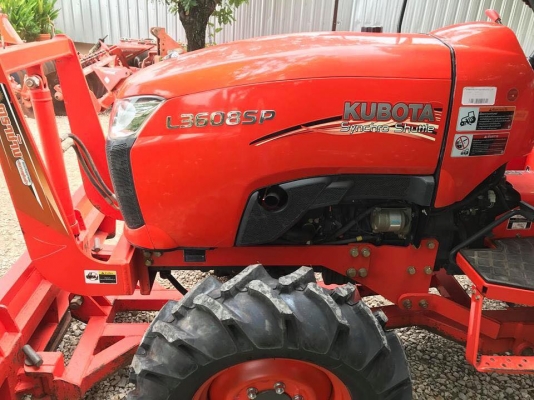 L3608SPพร้อมใบมีดและผาน รถสวยๆสภาพเดิมๆ ระบบขับเคลื่อนดี ระบบเครื่อง/ไฮดรอลิกใช้งานปกติ100\%  ยางใหม่4เส้นสวยๆพร้อมลุย