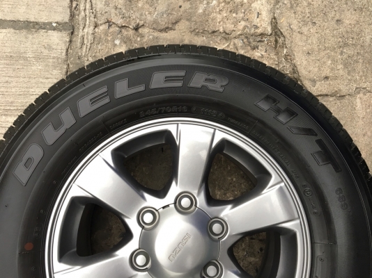 ล้อแม็ก ISUZU D-MAX X-Series ขอบ 16 พร้อมยาง Bridgestone 245-70-16 ปลายปี 17
