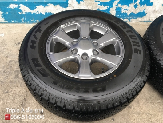 ล้อแม็ก ISUZU D-MAX X-Series ขอบ 16 พร้อมยาง Bridgestone 245-70-16 ปลายปี 17