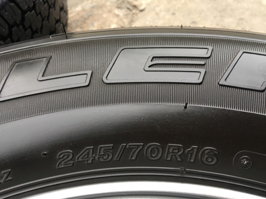 ล้อแม็ก ISUZU D-MAX X-Series ขอบ 16 พร้อมยาง Bridgestone 245-70-16 ปลายปี 17