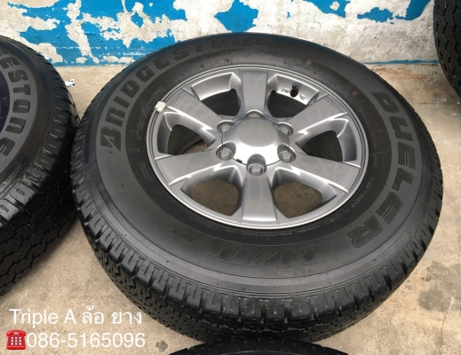 ล้อแม็ก ISUZU D-MAX X-Series ขอบ 16 พร้อมยาง Bridgestone 245-70-16 ปลายปี 17