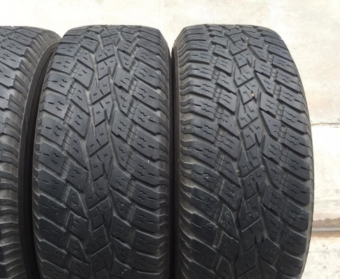 ขาย ยาง TOYO A/T Japan ดอกเต็มเหลือหนาๆ ถูกๆ ทั้งชุด4,000 ขาย ยาง TOYO A/T Japan ดอกเต็มเหลือหนาๆ ถูกๆ ทั้งชุด4,000