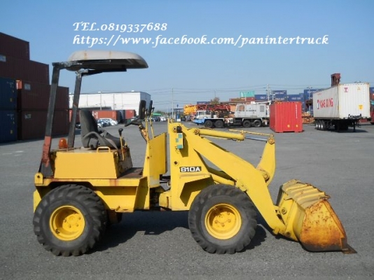 FROM JAPAN*รถตักล้อยางTCM-810A-2:รุ่นใหม่*ขับเคลื่อน2เพลา/เลี้ยวเอว/ดิสเบรค /เกียร์ทอร์ค(ออโต้)/พวงม