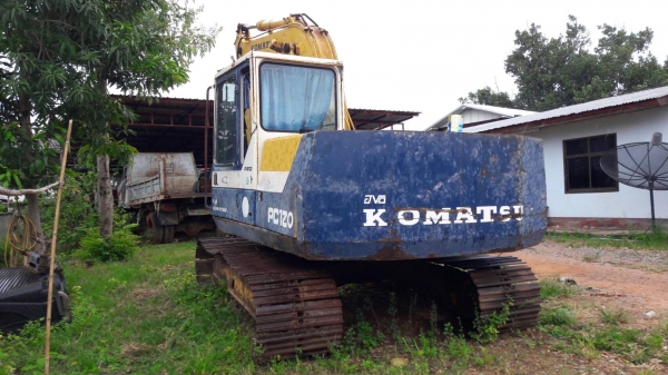ขาย แบคโฮ KOMATSU PC120-5 เอกสารใบซื้อขาย รถจอดไว้ไม่ค่อยได้ใช้งาน ขาย แบคโฮ KOMATSU PC120-5 เอกสารใบซื้อขาย รถจอดไว้ไม่ค่อยได้ใช้งาน