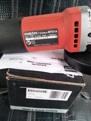 หินเจียร์ maktec MT91A ใหม่พร้อมใบรับประกัน หินเจียร์ maktec MT91A ใหม่พร้อมใบรับประกัน