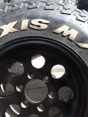 Max หยดนำ้ + Maxxis MT 31-10.5-15 ปี16 สวยๆ 1ชุด Max หยดนำ้ + Maxxis MT 31-10.5-15 ปี16 สวยๆ 1ชุด