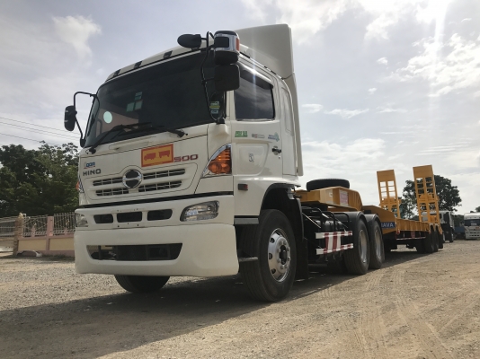 ขาย หัวลาก HINO MEGA 344 แรงม้า ปี 56 พร้อมหางโรเบตสองเพลาของใหม่ รถสวยพร้อมใช้งาน เอกสารพร้อมโอน สน