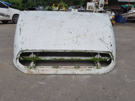 บังลมติดหลังรถบรรทุก ขนาด กว้าง 2.1 เมตร ยาว 1.4 เมตร สูง 70 เซนติเมตร