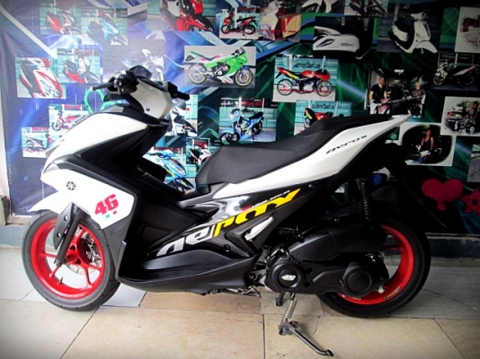(ผ่อนได้) aerox สีขาว ปลายปี 17 ไมล์ 7 พันโล โอนฟรี 49900 (ผ่อนได้) aerox สีขาว ปลายปี 17 ไมล์ 7 พันโล โอนฟรี 49900