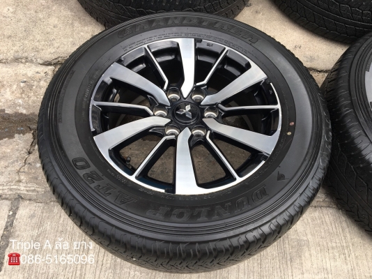 ล้อแม็ก Mitsu All New Pajero Sport ตัวท๊อป ขอบ 18 พร้อมยาง 265-60-18 Dunlop ปลายปี 15 ล้อแม็ก Mitsu All New Pajero Sport ตัวท๊อป ขอบ 18 พร้อมยาง 265-60-18 Dunlop ปลายปี 15