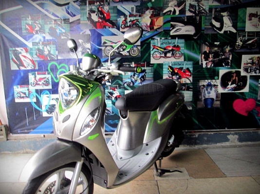 (ผ่อนได้) fino125 สีเทา ตัวท็อปล้อแม็กซ์ ระบบ idling stop 36900