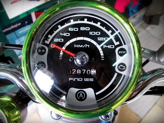 (ผ่อนได้) fino125 สีเทา ตัวท็อปล้อแม็กซ์ ระบบ idling stop 36900