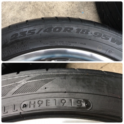 ล้อแม็ก 5รู114 BLACKFLEET JAPAN ขอบ 18 พร้อมยาง 235-40-18 Toyo ปี 15