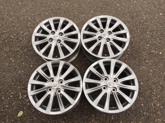 ขายล้อแม็ก Toyota New Vios 12 ก้าน สีรมดำแท้ ขอบ 15 4 วง ราคา 3,500 บาท ขายล้อแม็ก Toyota New Vios 12 ก้าน สีรมดำแท้ ขอบ 15 4 วง ราคา 3,500 บาท