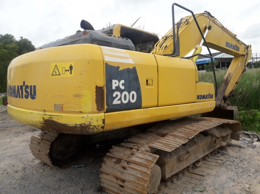 ขายรถแบคโฮ KOMATSU PC200 -8 โหนาไฟฟ้าเต็มเอกสารทะเบียนแอร์เย็น ขายรถแบคโฮ KOMATSU PC200 -8 โหนาไฟฟ้าเต็มเอกสารทะเบียนแอร์เย็น