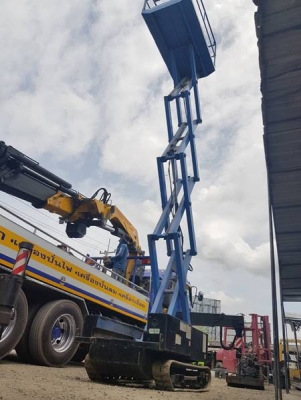 Aichi 7m table Lift - RX078 กระเช้า แทร็คยาง 7 เมตร by OEK 098-5625920