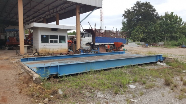 ขาย ตราชั่ง 50 ตัน ขนาดความยาว 8 เมตร กว้าง 3 เมตร อุปกรณ์ครบ