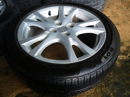 แม็กเอนไกขอบ16 แท้ 4รู100 พร้อมยางปี16 ดอกหนา