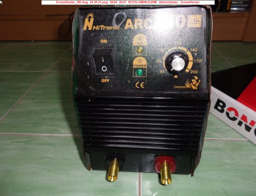 ขายเครื่องเชื่อมไฟฟ้า Hitronic ARC200  พร้อมสาย 12ม.