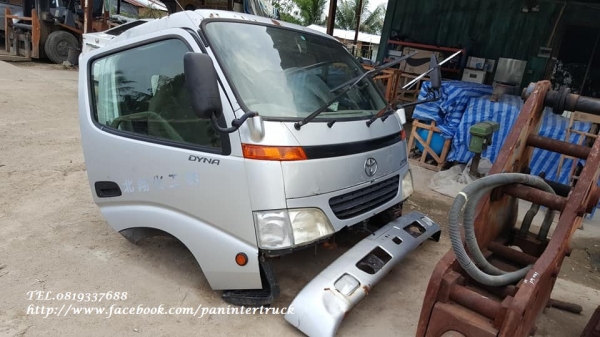 FROM JAPAN*ขายถูกด่วนๆหัวเก๋งรถบรรทุก6ล้อกลาง /CABIN TOYOTA DYNA:XZU410,350-400(รุ่นยกหัวได้)