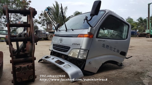 FROM JAPAN*ขายถูกด่วนๆหัวเก๋งรถบรรทุก6ล้อกลาง /CABIN TOYOTA DYNA:XZU410,350-400(รุ่นยกหัวได้)