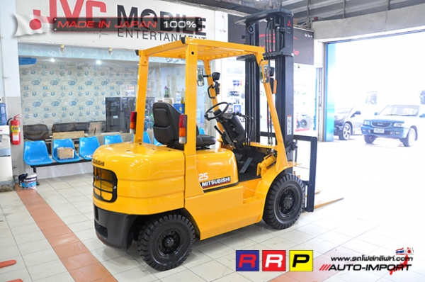 ขายรถโฟล์คลิฟท์มือสอง MITSUBISHI รุ่น FD25T-F18B-22151 นำเข้าจากประเทศญี่ปุ่น 100\% ไม่เคยใช้งานในไทย ขายรถโฟล์คลิฟท์มือสอง MITSUBISHI รุ่น FD25T-F18B-22151 นำเข้าจากประเทศญี่ปุ่น 100\% ไม่เคยใช้งานในไทย