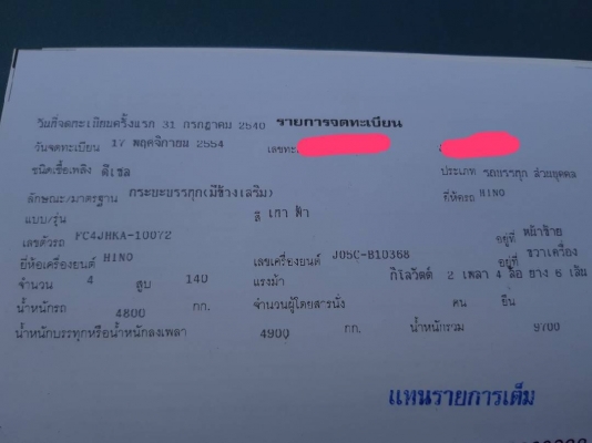 ขาย6ล้อ HINO FC4J145 แรงม้ากะบะเหลดยาว5.50 ราคา 500,000