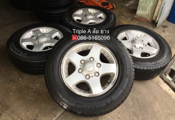 ล้อแม็ก ISUZU D-MAX ขอบ 15 พร้อมยาง 215-70-15 Michelin ปี 14