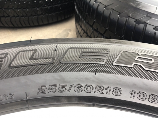 แม็ก ISUZU MU-X ขอบ18 พร้อมยาง 255-60-18 Bridgestone ปี 17 แม็กสวย ดอกเต็มๆ