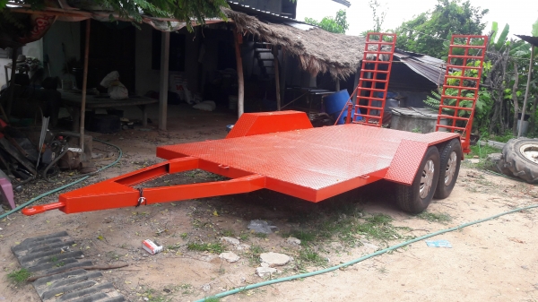 เทนเลอร์ลากรถเกี่ยว60-70ใหม่ ดุมปิคอัพ เหล็รางน้ำ4" สวยๆขาย38500฿T.0636359242