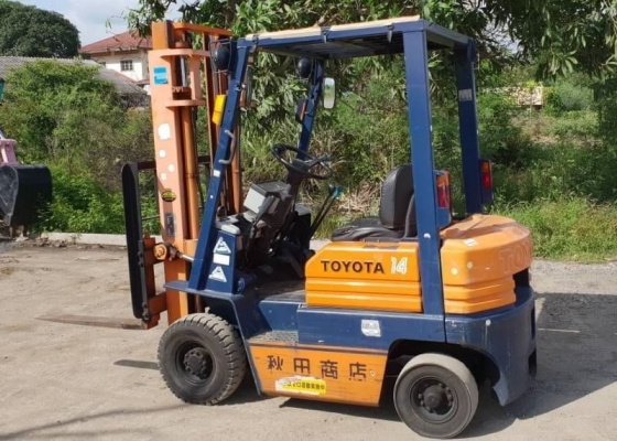 ขายด่วนรถยกTOYOTA5FG14ยก1.5ตันเสาสูง3เมตรรถนอกสวยๆนำเข้ายังไม่เคยใช้งานในเมืองไทยเลย