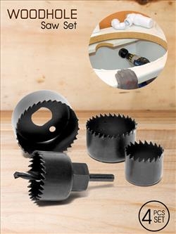 ุชุดเจาะรู Hole Saw 4 ขนาด(สินค้าใหม่)