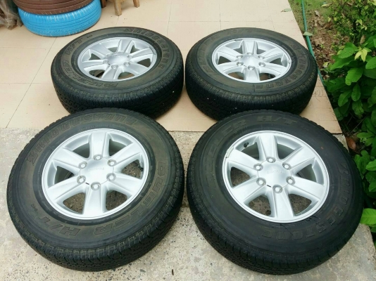 ล้อแม็กอีซูซุพร้อมยางบริดสโตน 245/70R16 ชุด4ล้อ