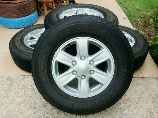 ล้อแม็กอีซูซุพร้อมยางบริดสโตน 245/70R16 ชุด4ล้อ