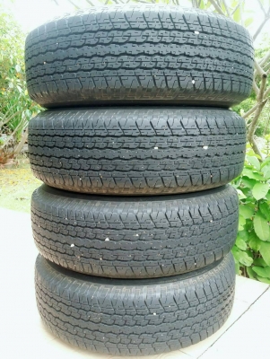 ล้อแม็กอีซูซุพร้อมยางบริดสโตน 245/70R16 ชุด4ล้อ