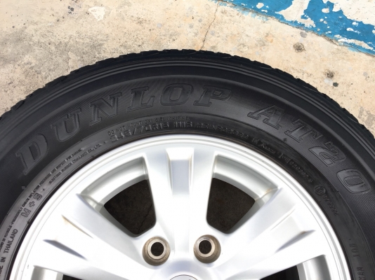 ล้อแม็ก Mitsu Triton ขอบ 16 พร้อมยาง 245-70-16 Dunlop ปี 13