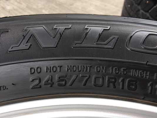 ล้อแม็ก Mitsu Triton ขอบ 16 พร้อมยาง 245-70-16 Dunlop ปี 13