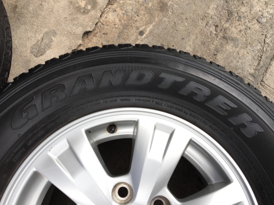 ล้อแม็ก Mitsu Triton ขอบ 16 พร้อมยาง 245-70-16 Dunlop ปี 13