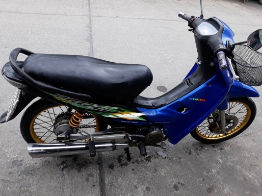 Honda wave100 ปี 47 เล่มโอนภาษีเต็มลดด 11200.-