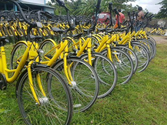 ขายรถจักรยานยี่ปุ่น รถใหม่แบบยางล้อตัน มี 8000 ตัน ราคาคันละ 2200
