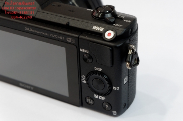 กล้อง Mirrorless Sony A5100 24.3 ล้าน เลนส์ 16-50 mm. มีที่ชาร์ท เมม32GB ใบรับประกัน สภาพใหม่มาก