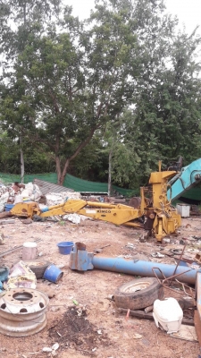 แบคโฮ ขุดหลัง แมคโค ติดรถไถ