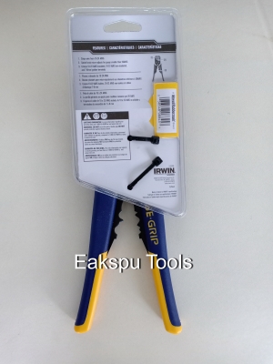 คีมปอกสายไฟออโต้ irwin vise grip 8 นิ้ว คีมปอกสายไฟออโต้ irwin vise grip 8 นิ้ว