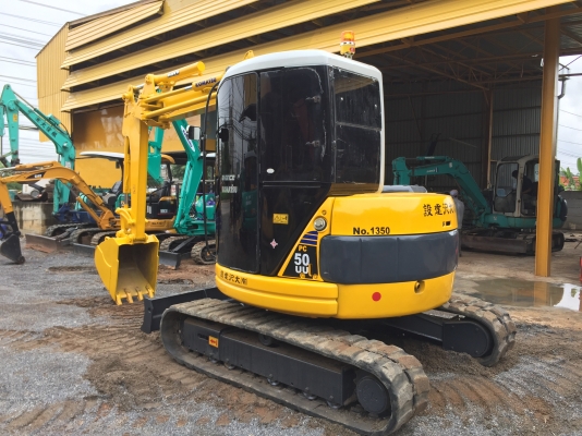 ขายรถขุด KOMATSU PC50UU-2 5ตัน รถเก่านอก 4,xxx ชั่วโมง ส่งฟรีทั่วไทย