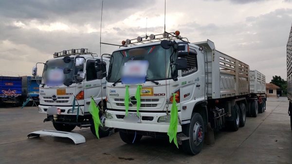 ขายด่วน344ดั้มสามมิตร ปี57 มี2พ่วง เดิมบาง ยางเต็ม วิ่งน้อย190000โล