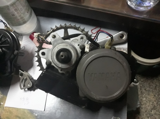 มอเตอร์ มอเตอร์ไซด์จักรยานไฟฟ้า ญี่ปุ่นยี่ห้อYAMAHA