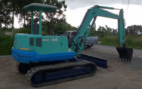 ขายด่วนรถเเบคโฮ มิสซูMM45เทียบเท่าPD45รถนอกเพื่งนำเข้ามาใหม่สวยเดิมๆเคื่องดีปั่มแรงคอลโทลสั่นปั้มนิ้ว บูมอามร์สวยเร็วแรงไม่โหลด เครื่องมิสซู4สูบระบบเต่ากะต่ายครบรถยังไม่เคยใช้งานในไทยเลย