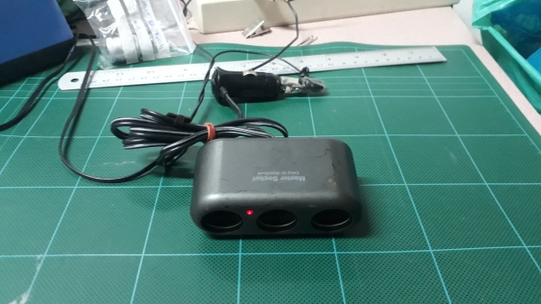 ช่องต่อพ่วงไฟที่จุดบุหรี่ Master Socket แบบ3ช่อง